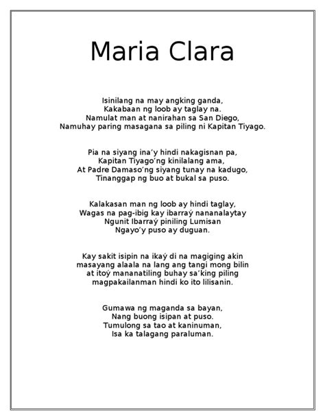 MARIA CLARA WITH SCRIPT .